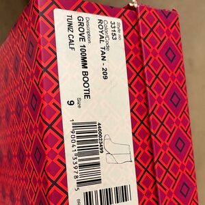 Tory Burch Royal Tan Ankle Booties